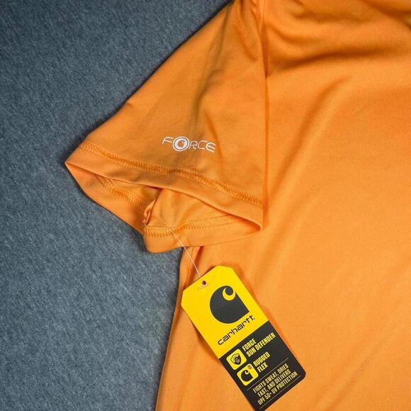 NWT Carhartt Force Sun Defender Youth XL (18-20) Orange T-Shirt Size XL - Picture 4 of 8